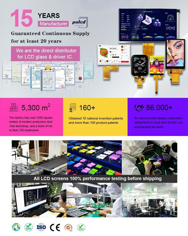Polcd Custom Industrial 2,8 дюймовая RGB дисплейная панель водонепроницаемая емкость TFT LCD модули с сенсорным экраном