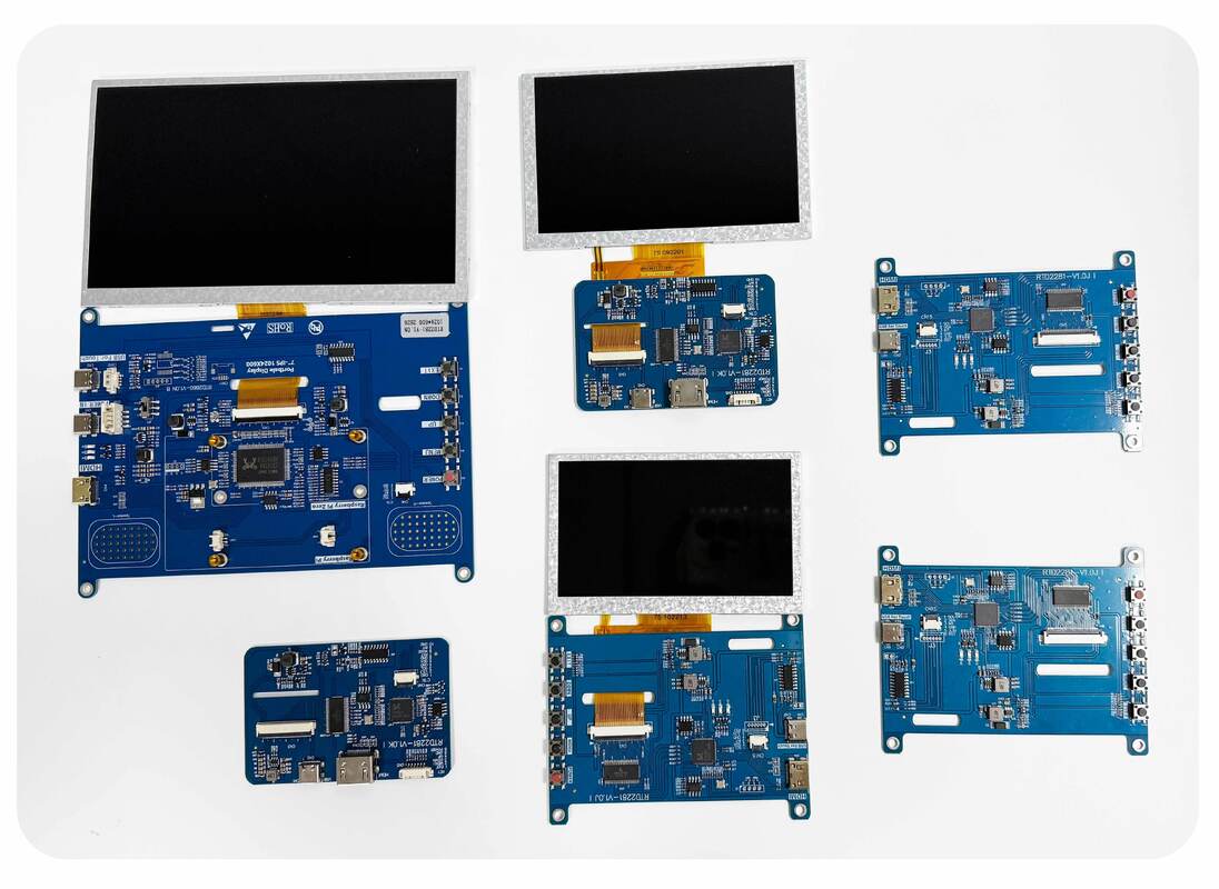 Polcd высокая яркость 7 дюймов 1024x600 RGB LCD панель управления RTD2281 с аудиодинамикой для промышленного наружного дисплея