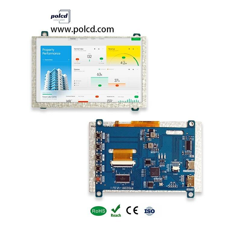 Polcd 4,3 5 дюймовый универсальный LCD-драйвер HD-MI USB-контроллер RTD2281 для TFT LCD дисплейного модуля