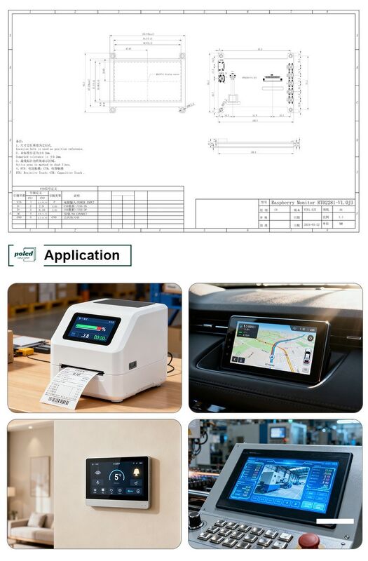 Polcd 4,3 5 дюймовый универсальный LCD-драйвер HD-MI USB-контроллер RTD2281 для TFT LCD дисплейного модуля