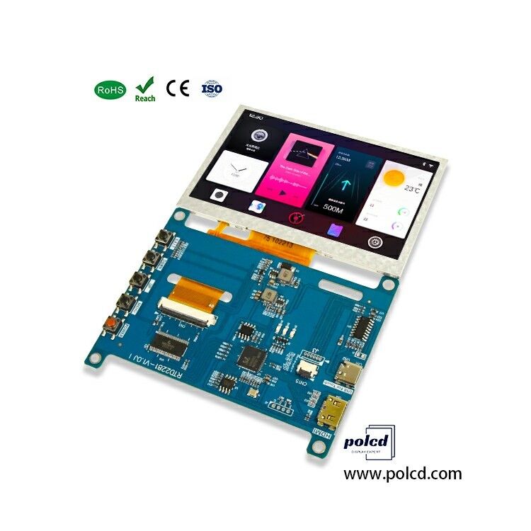 Polcd RTD2281 Многофункциональный дисплей Raspberry Pi Universal LCD Driver Board 4,3 дюйма 5 дюймов H-DMI USB контроллер