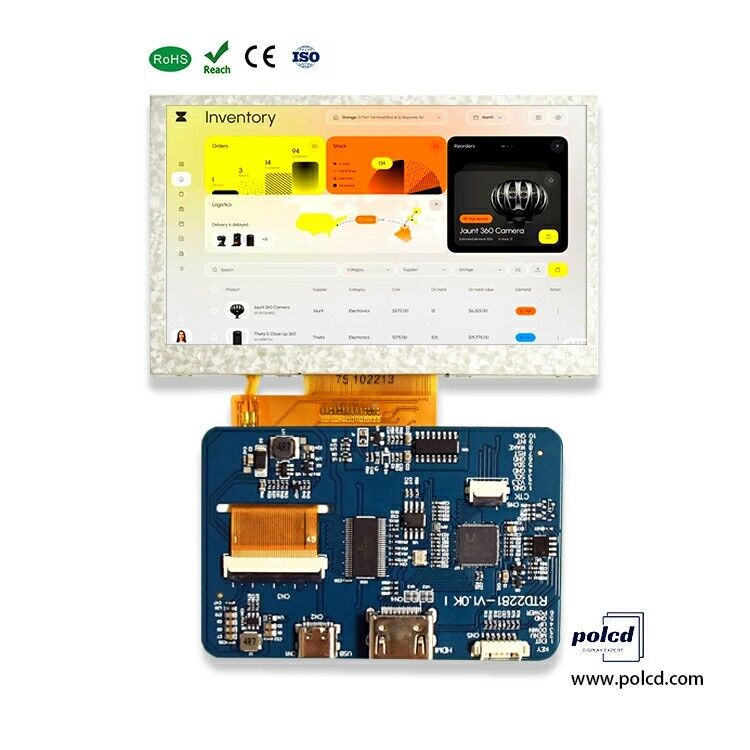 Polcd Industrial Grade 4.3 5-дюймовый ЖК-дисплейный модуль разрешения 800x480 H-DM-I