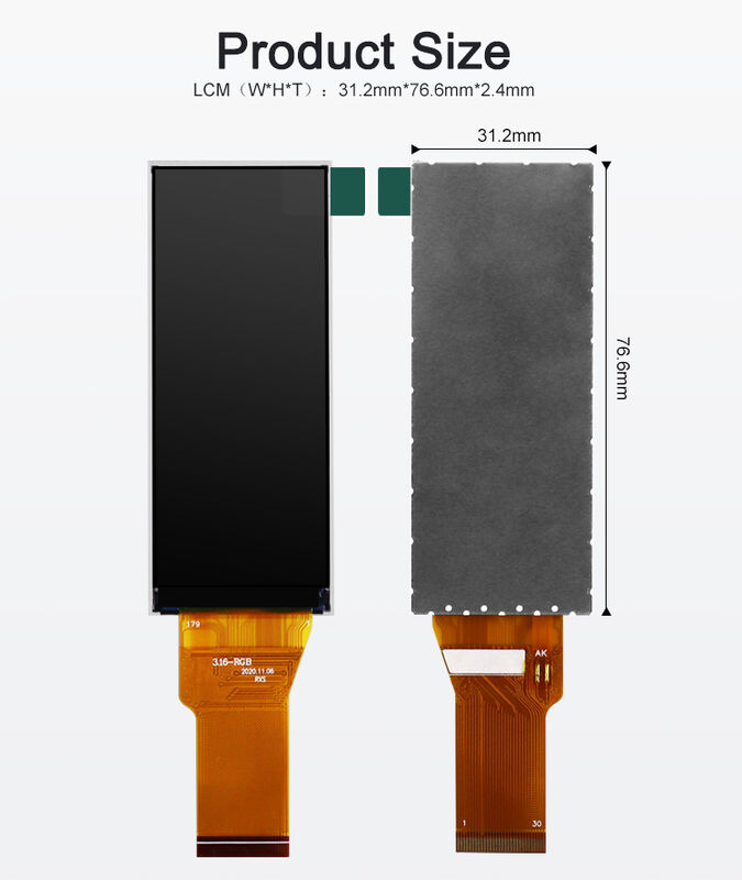 Polcd 3.2'' 3,2 дюйма 320x480 вертикального типа 350 нит интерфейс RGB SPI микросхема ST7701S TFT ЖК-дисплей