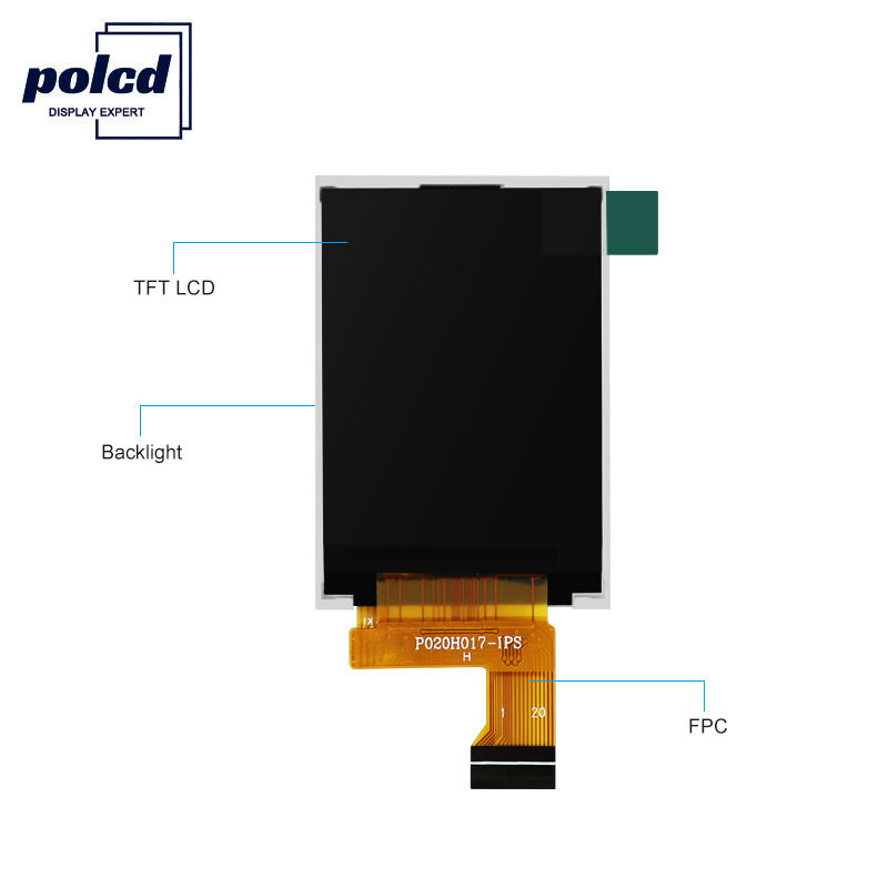 Polcd 262K 2.4Mm 2-дюймовый ЖК-экран ST7789V IPS TFT LCD 240X320