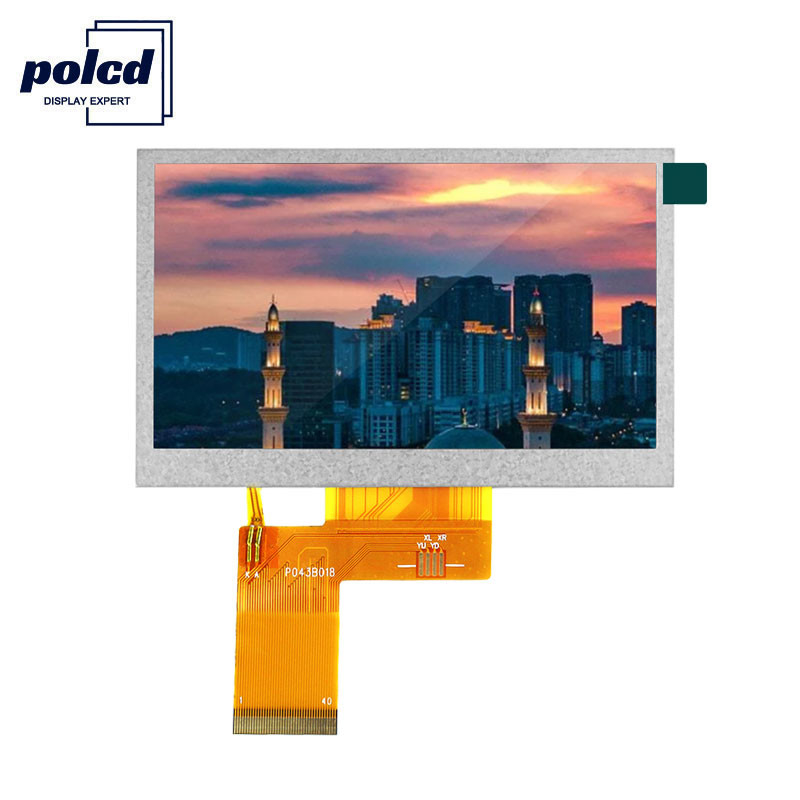 Polcd 24-битный RGB Lcd 4,3-дюймовый 800x480 TFT LCD дисплей 53,86 мм промышленный