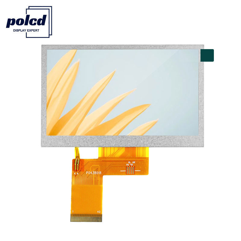 Polcd 24-битный RGB Lcd 4,3-дюймовый 800x480 TFT LCD дисплей 53,86 мм промышленный