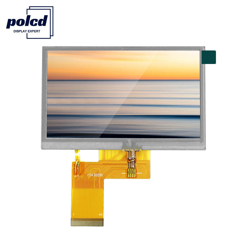 Polcd ST7262E43 4,3-дюймовый ЖК-дисплей Hdmi 800x480 с сенсорным дисплеем RGB 24 бит