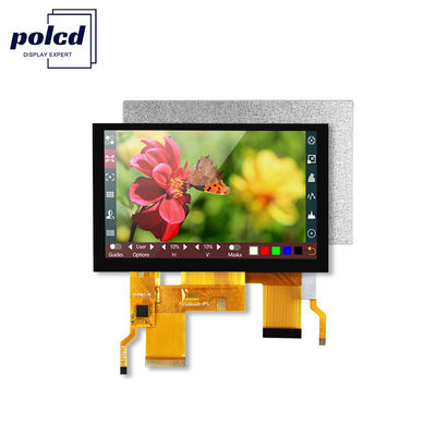 5 дюймовый Ips Tft Lcd дисплей Трансмиссивный экран 24 битный RGB интерфейс 800*480 просмотр