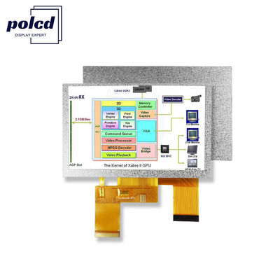 Polcd 800x480 5 дюймовый дисплей квадратной формы LCD IPS Угол просмотра LCD экрана 40pin ST7262 Диск TFT модуль