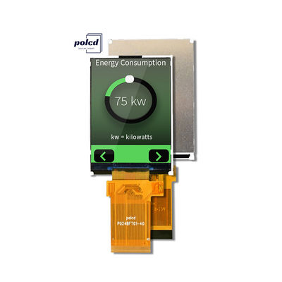 Polcd полноцветный ЖК-дисплей Трансфлекторный 2,4 дюймовый TFT SPI MCU 20 пин Qvga 240x320 TFT LCD