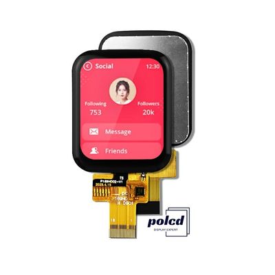 Polcd 1,69 дюйма TFT емкостный сенсорный экран 240x280 обычно черный IPS LCD модуль