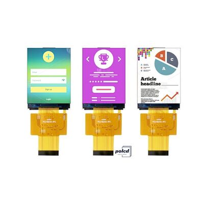 Polcd Мини 2,4-дюймовый IPS TFT LCD дисплейный модуль, 40-контактный ЖК-экран небольшого размера, панель 240x320