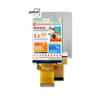 Polcd ILI9488 Дисплей Tft LCD 12 0'CLOCK 3.5 Tft LCD Raspberry Pi 48,96 мм